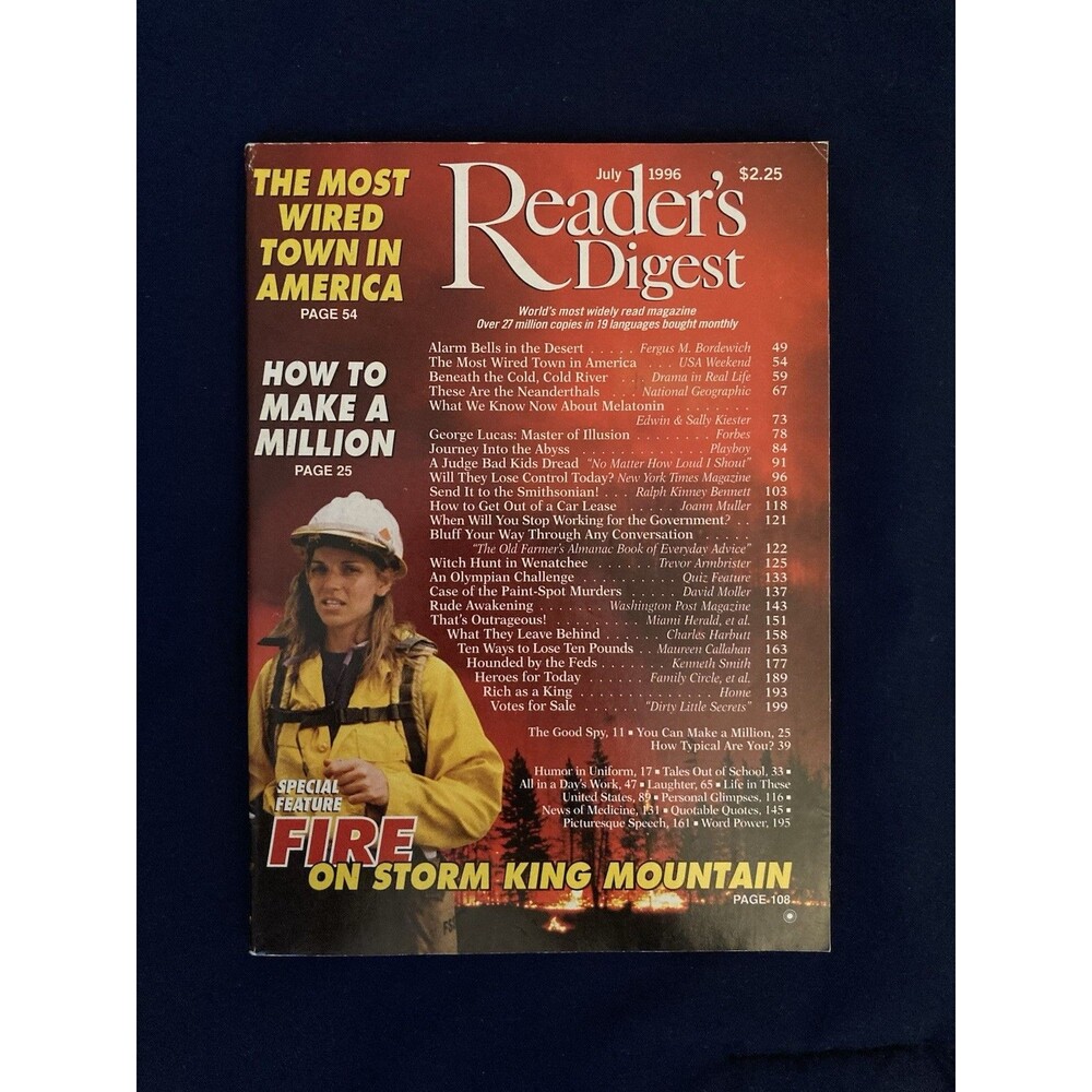 Vintage Reader’s Digest Magazine | July 1996